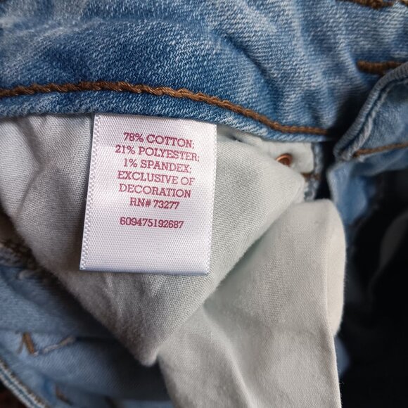 So Womens Light Wash Denim Capri Jeans Size 1 - Picture 5 of 5